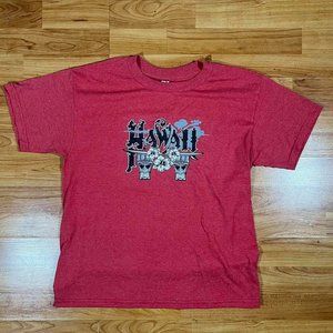Y2K Red Skater Hawaii T-Shirt